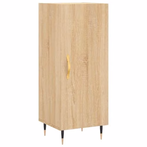 vidaXL Modern Sideboard in Sonoma Oak Brown, W/D/H: 34.5 x 34.5 x 90 cm