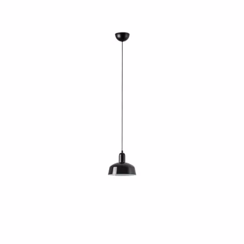 Faro Barcelona TATAWIN S Metal Dome Pendant Light in Black