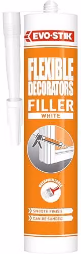 Evo-Stik Flexible Acrylic Decorators Filler, White, 290ml