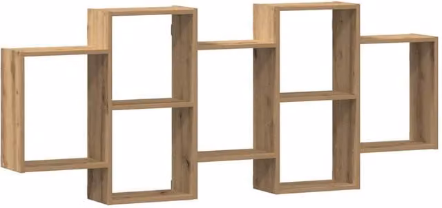 Berkfield Home Artisan Oak Wall Shelf, Brown, W/D/H: 159 x 18 x 65 cm – 1