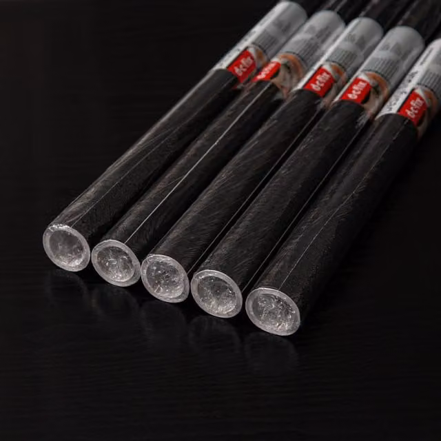 dc fix Blackwood Self Adhesive Vinyl Wrap for Kitchen Doors and Worktops, Black, W: 67.5 cm, L: 2 m (Pack of 5)