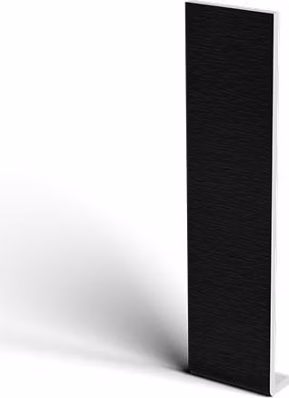 Freefoam Black Ash Woodgrain WPC Fascia Capping Box End Board, Width: 40 cm, Length: 1.25 m, Thickness: 10 mm