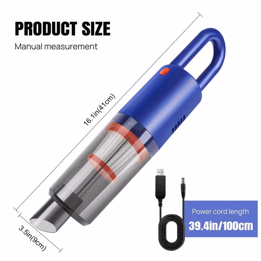 EONLION Cordless Handheld Rechargeable Vacuum Cleaner in Blue – 2