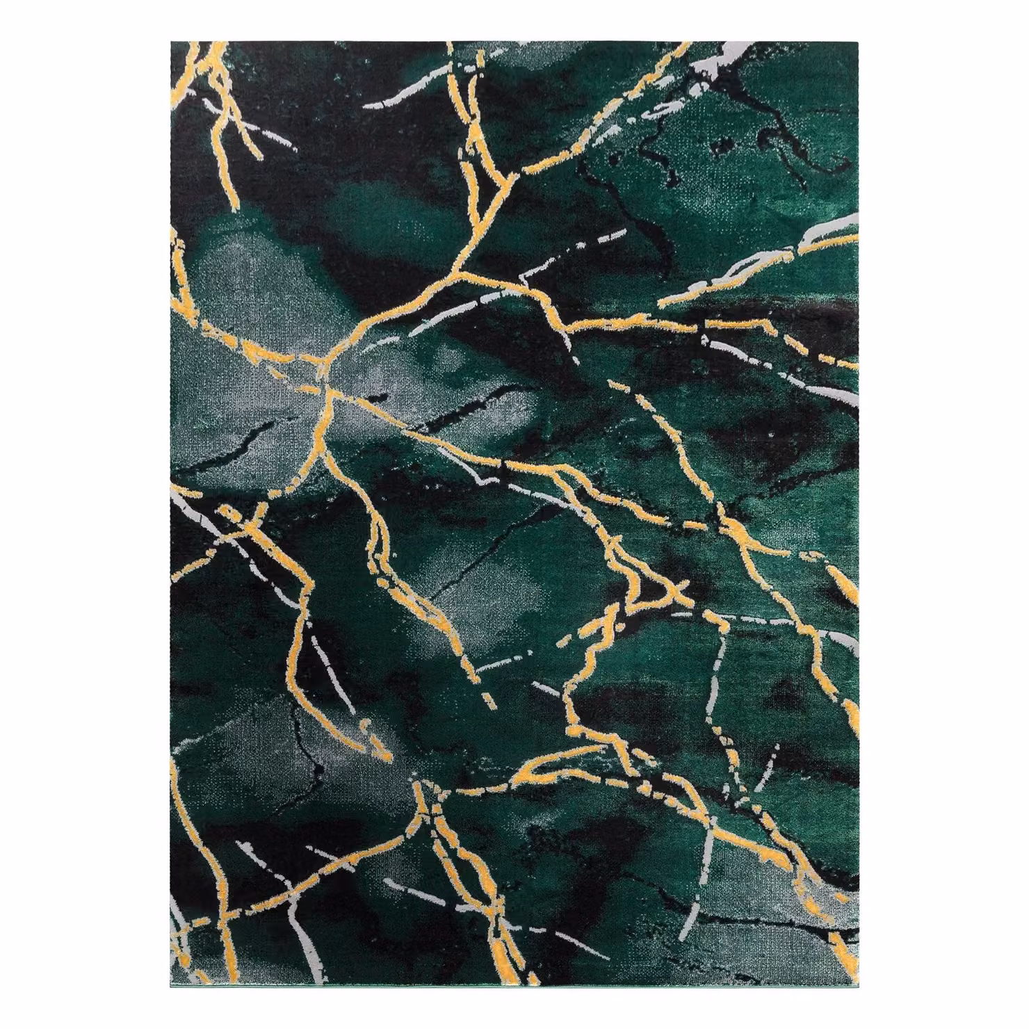 RugsX Emerald Green Stone Look Rectangular Rug, W: 80 cm, L: 150 cm – 3