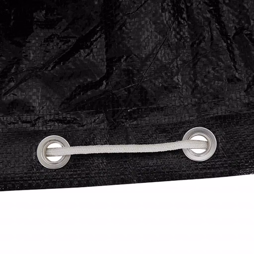 Berkfield Home Round Garden Furniture Covers, 2 Pack, Black, Diameter: 230 cm, Height: 90 cm – 4