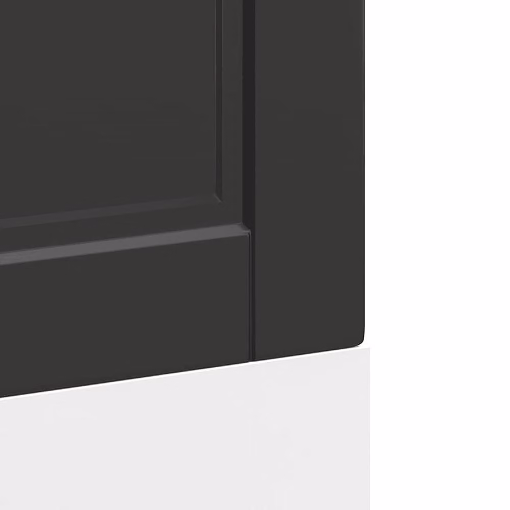 Berkfield Home Dishwasher Panel Porto Black Engineered Wood W/D/H: 60 x 1.5 x 67 cm – 5