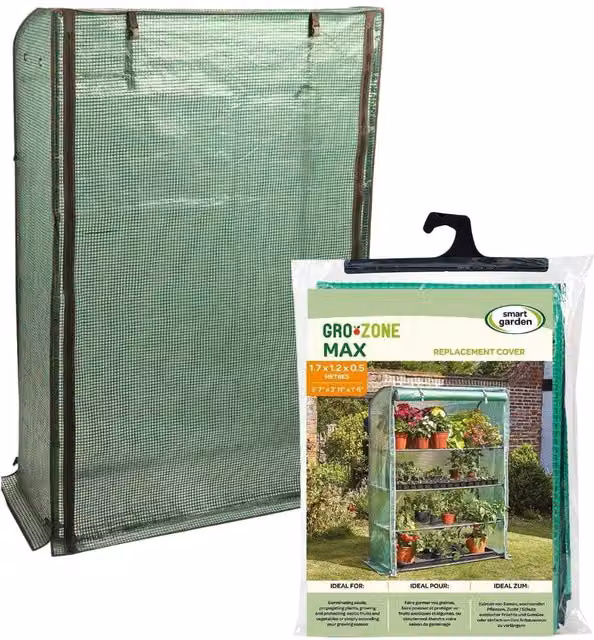 Marco Paul Heavy Duty Reinforced PE Greenhouse Cover Replacement in Green, W/D/H: 170 x 120 x 50 cm
