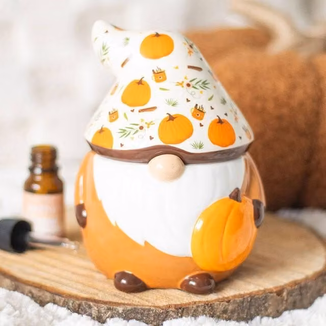 Uniqueful Autumn Days Gonk Ceramic Oil Burner in Multicolour