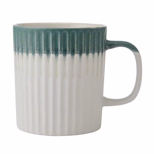 Mikasa Green Textured Stoneware Mug, 410ml
