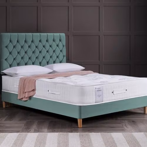 RestRelax Sleep Chatsworth 1000 Lux Pocket Tufted Mattress, Medium Firm, White, W/D/H: 90 x 190 x 25 cm – 2