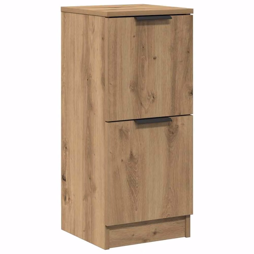 Berkfield Home Artisan Oak Sideboard in Brown, W/D/H: 30 x 30 x 70 cm – 2