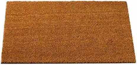 Marco Paul Heavy Duty Coir Door Mat in Beige, Rectangular, W/D/H: 75 x 45 x 1 cm – 1