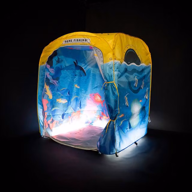 PODSpop Multi-sensory Sub Aqua Quest Play Tent, Multi-Coloured