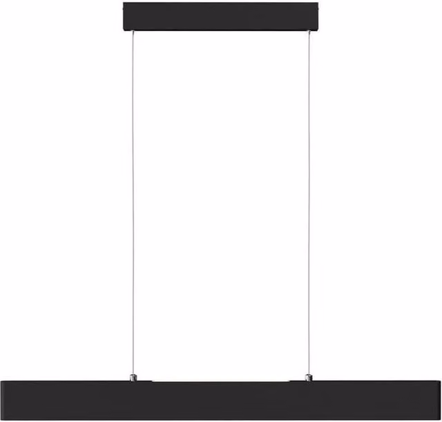 Netlighting Step Bar LED Pendant Ceiling Light in Black, 4000K, 800lm