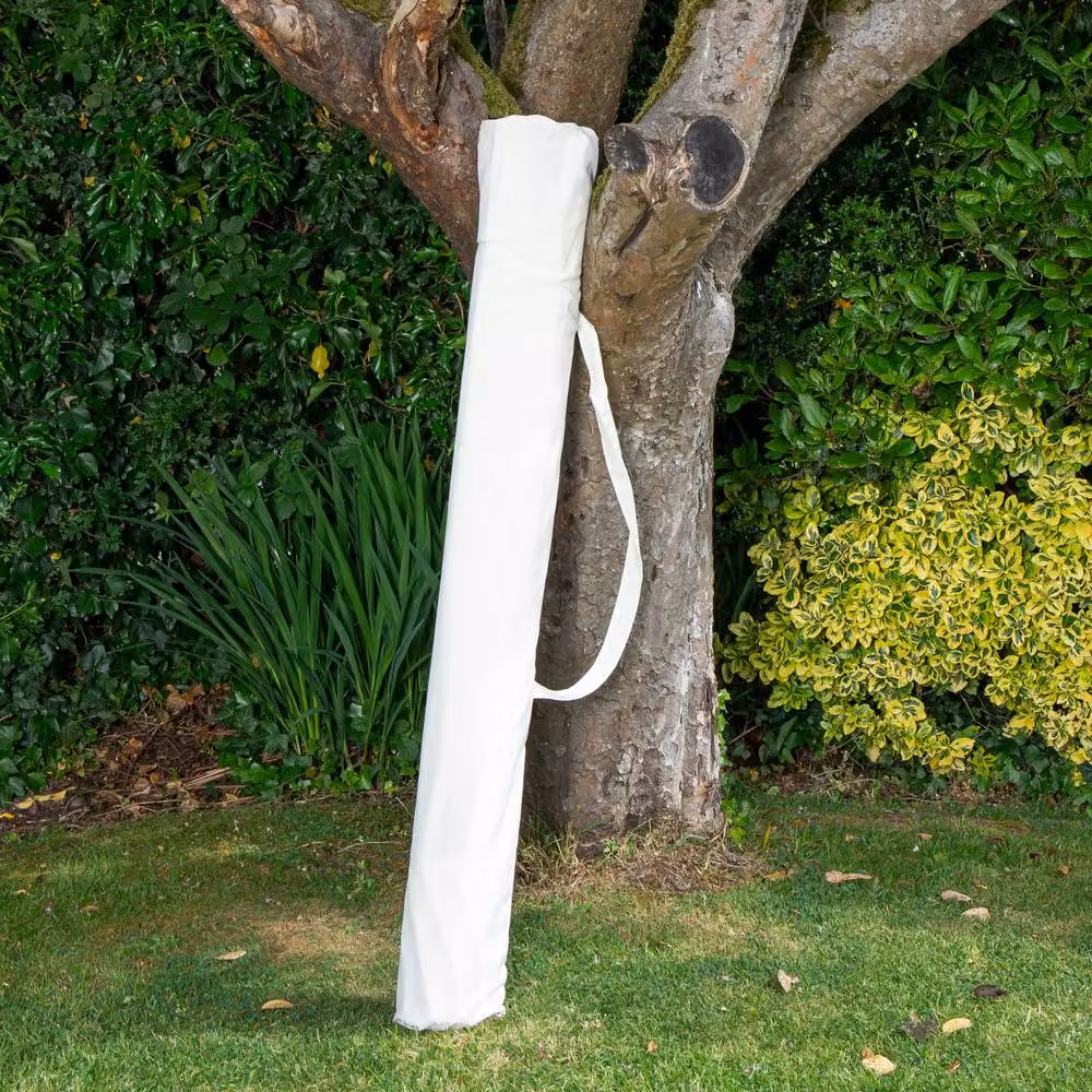 Samuel Alexander Beige Wooden Garden Parasol Sun Shade with Carry Bag – 3