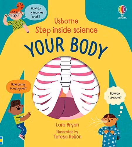 Usborne Step Inside Science: Your Body: Human Body Multicolour Paper Book