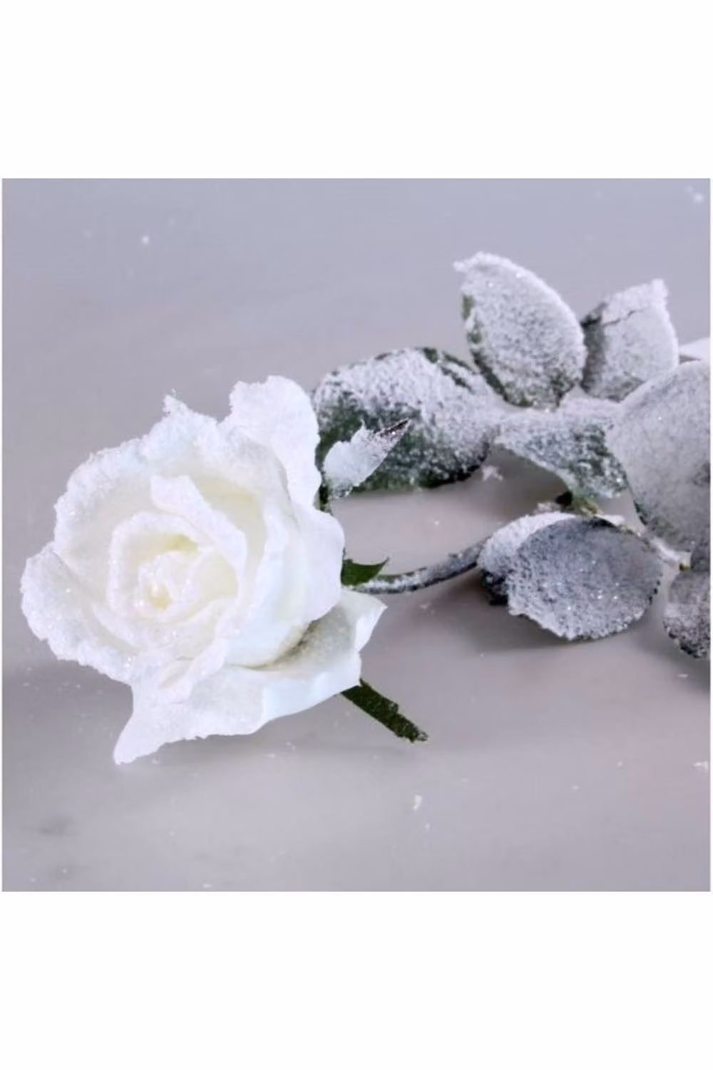 KDMD Alice Rose White Floral Tabletop Decor, 2 Pack, 60 cm – 2