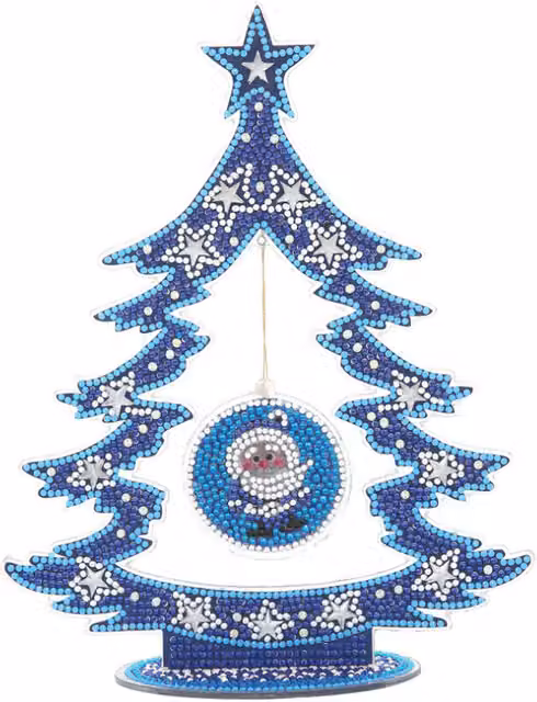 Syntego Christmas Tree Diamond Painting Kit for Adults in Multicolour