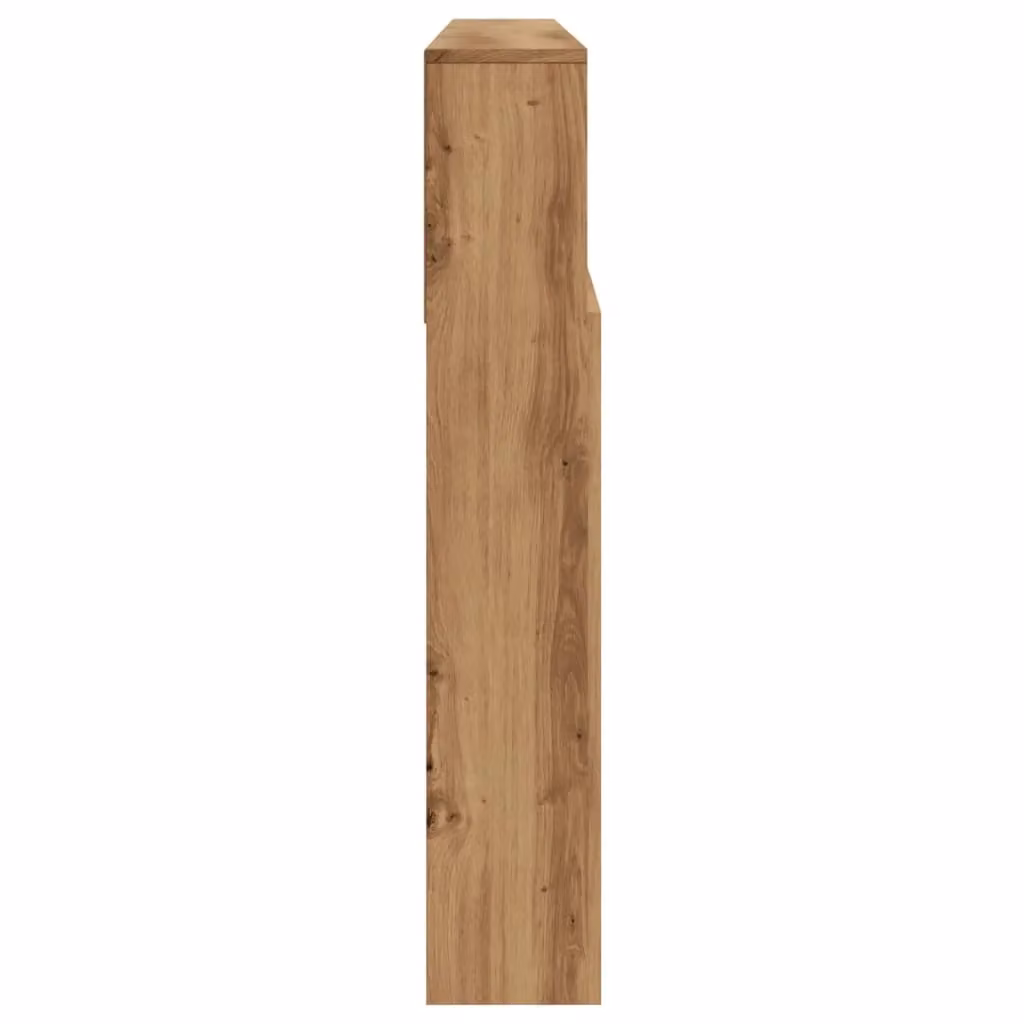 Berkfield Home Artisan Oak Headboard Cabinet in Brown, W/D/H: 200 x 19 x 103.5 cm – 4