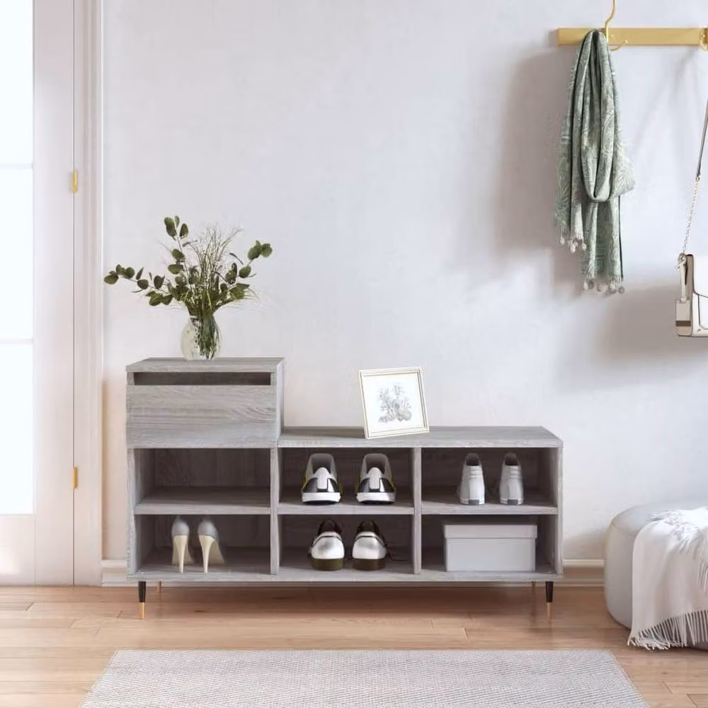 Berkfield Home Grey Sonoma Shoe Cabinet W/D/H: 102 x 36 x 60 cm – 2