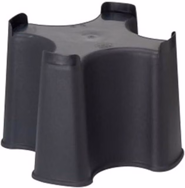 Strata Slim Space Saver Water Butt Stand in Black Plastic for 100L Water Butts