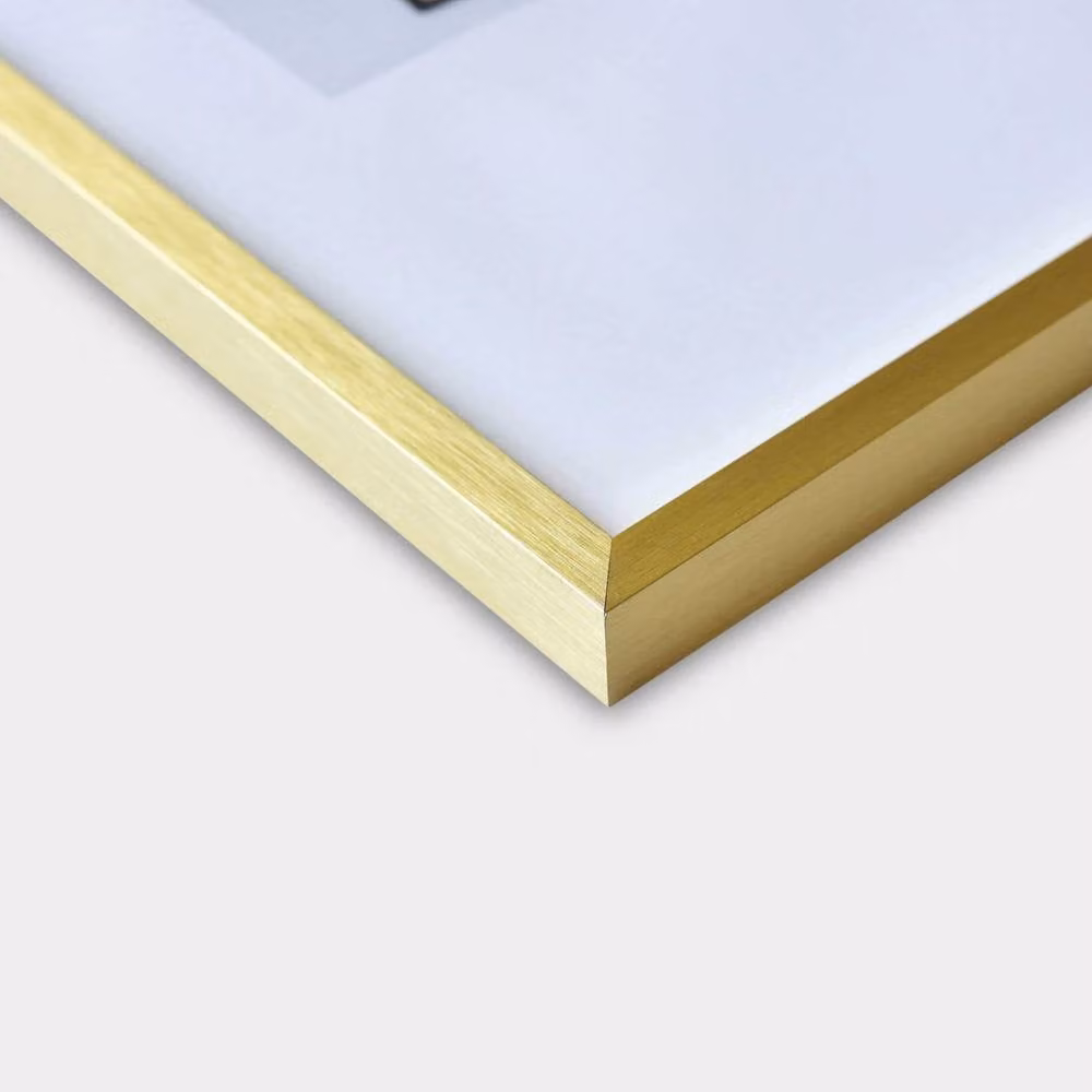 Nielsen Design C2 Aluminium Minimalist Picture Frame in Gold, W/H: 24 x 30 cm – 2