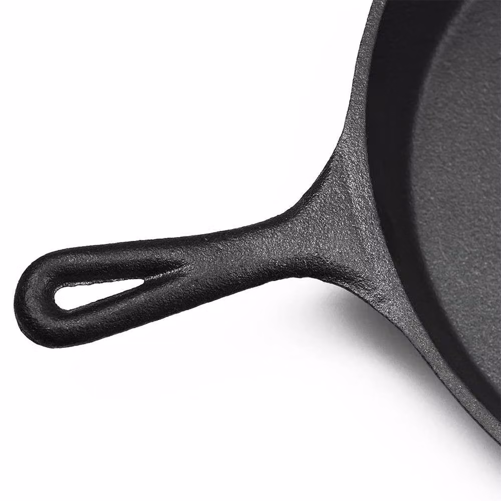 Toque Non Stick Cast Iron Round Frying Pan, Black, Diameter: 30 cm – 5