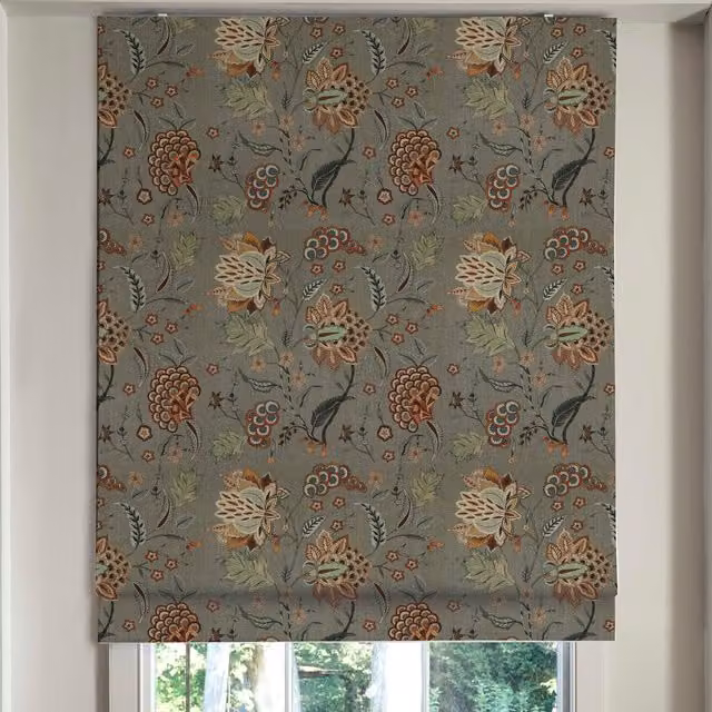 Linda Barker Home Chennai Mushroom Blackout Made To Measure Roman Blind