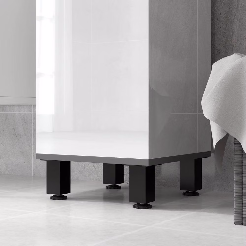 Wyld Haus Mael Extra Tall Slim Bathroom Storage Cabinet in White, H 190 cm x W 32 cm x D 34 cm – 5