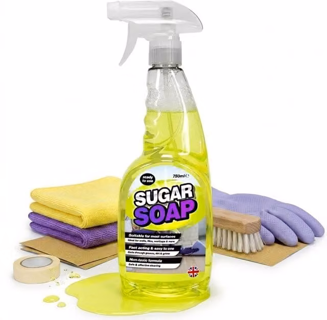 Storm Trading Group Ready To Use Multi-Surface Sugar Soap Spray Cleaner, 750ml, Yellow (Pack of 6)
