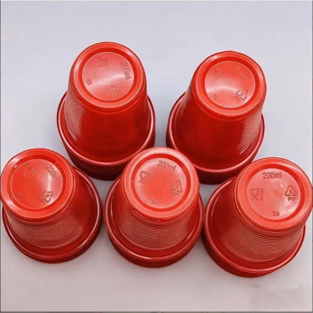 ECONX Red Disposable Plastic Water Cups, 7oz, 200 Pieces – 2