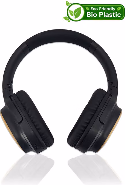 Accuratus Bio Sound Wireless Over-Ear Headphones - Black