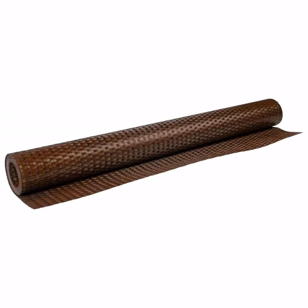 Berkfield Home Poly Rattan Balcony Screen in Brown and Black, W: 600 cm, H: 100 cm – 3