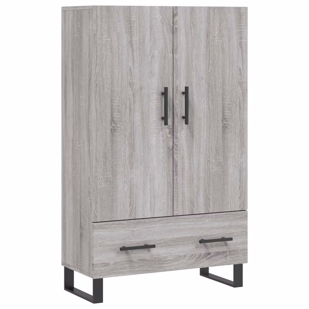 Berkfield Home Modern Grey Sonoma Highboard W/D/H: 69.5 x 31 x 115 cm – 2