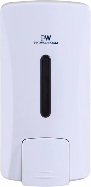 MYLEK ProWashroom Wall Mounted Handwash Soap Dispenser with Pump, White, 1000 ml – 1