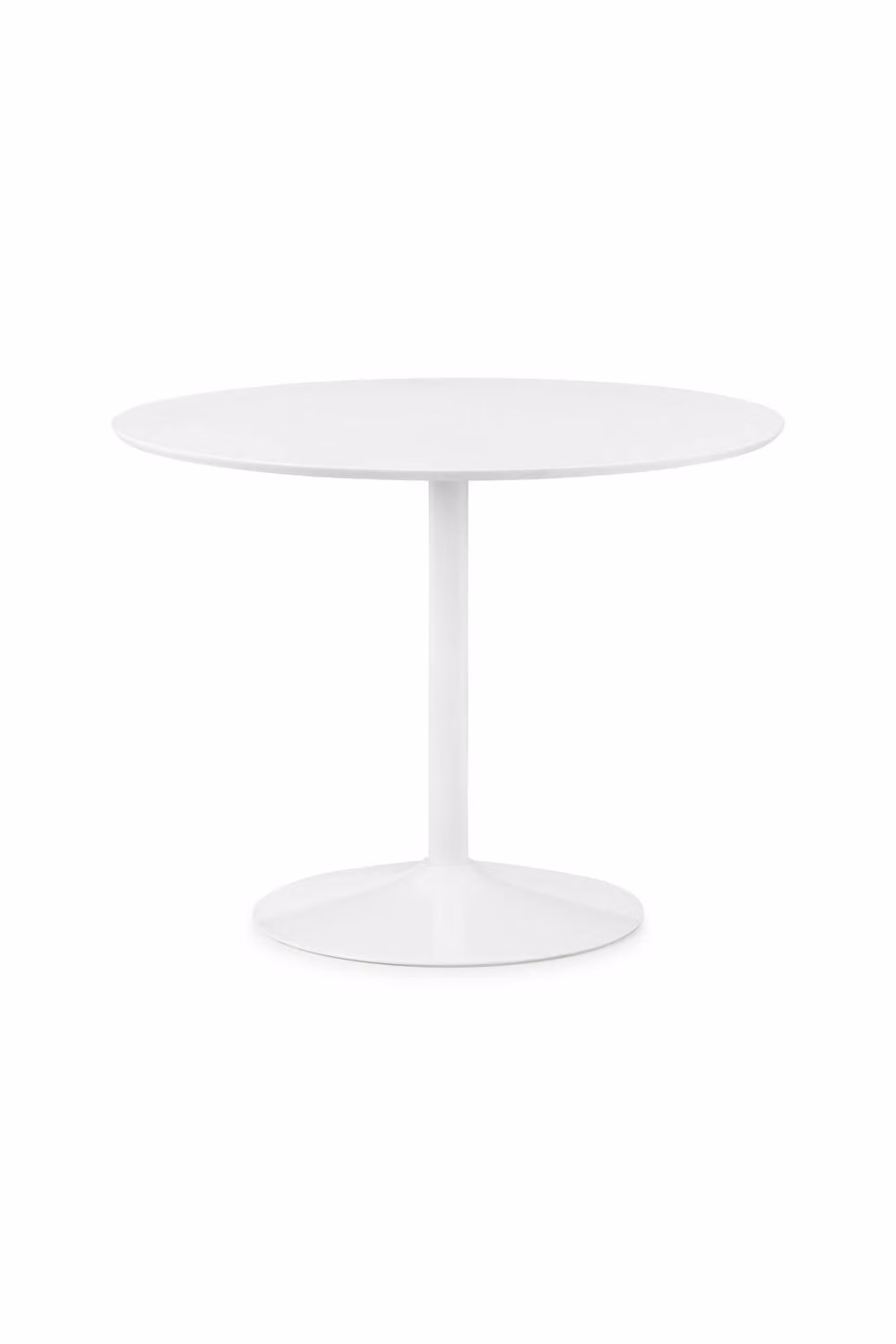 Julian Bowen Blanco Round 4 Seater Pedestal Dining Table in White and Oak – 3