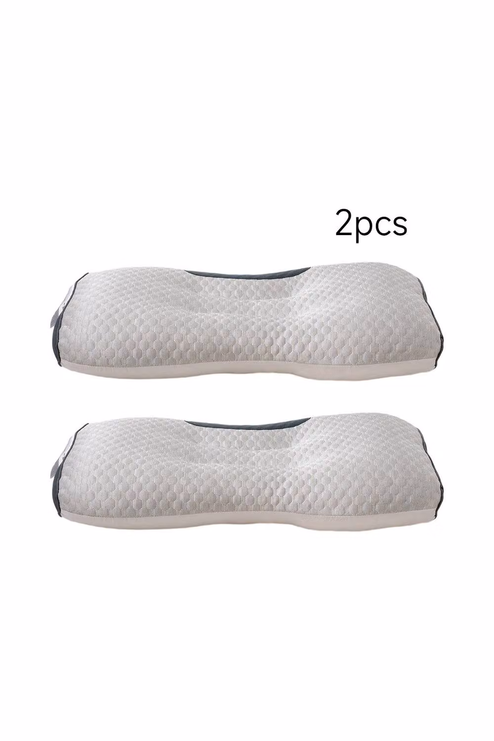 ExtraStar Set of 2 White Cooling and Breathable Pillow Inserts for Back, Side and Stomach Sleepers, Standard Size – 2