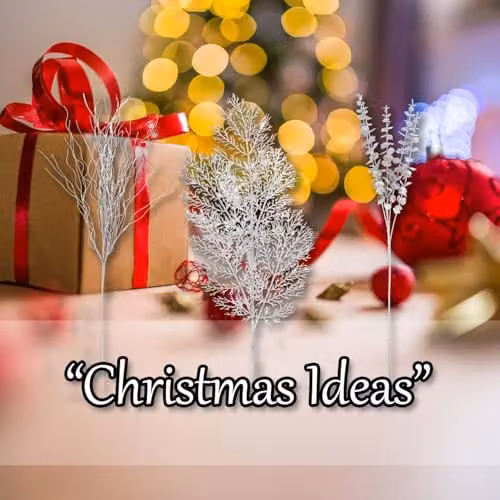 VFM e-Store Silver Christmas Decoration Pick with Varied Designs, H 75.2 cm x W 30.2 cm x D 11.5 cm – 4