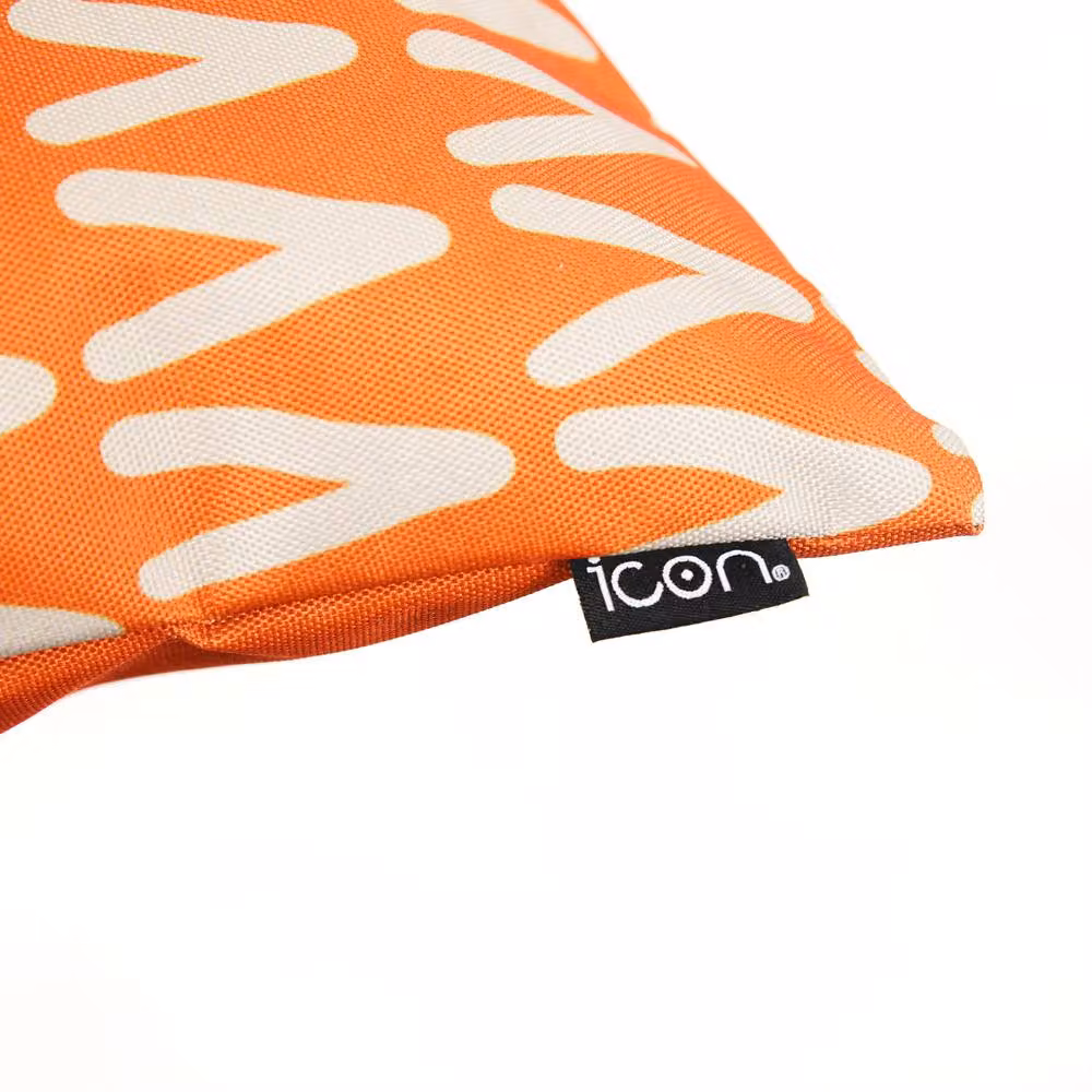 icon Graphic Collection Outdoor Cushions, Set of 4, Orange, W/D/H: 43 x 43 x 43 cm – 3