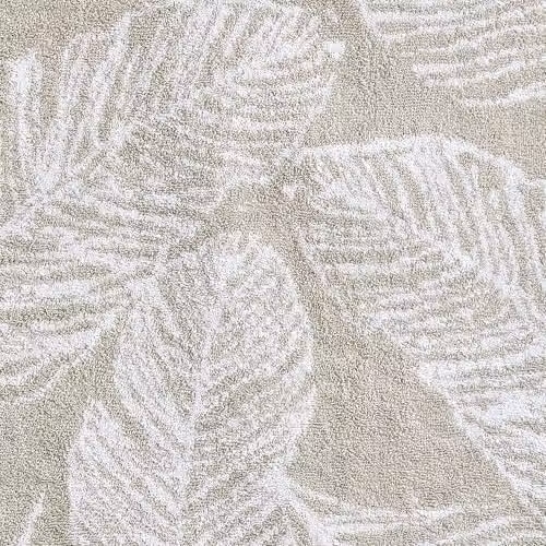 Fusion Matteo Luxury 100% Cotton Floral Jacquard Bath Towel in Beige, W/D/H: 70 x 130 cm – 2
