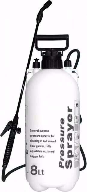 MANTRARAJ 8L Manual Garden Pressure Sprayer Knapsack in White
