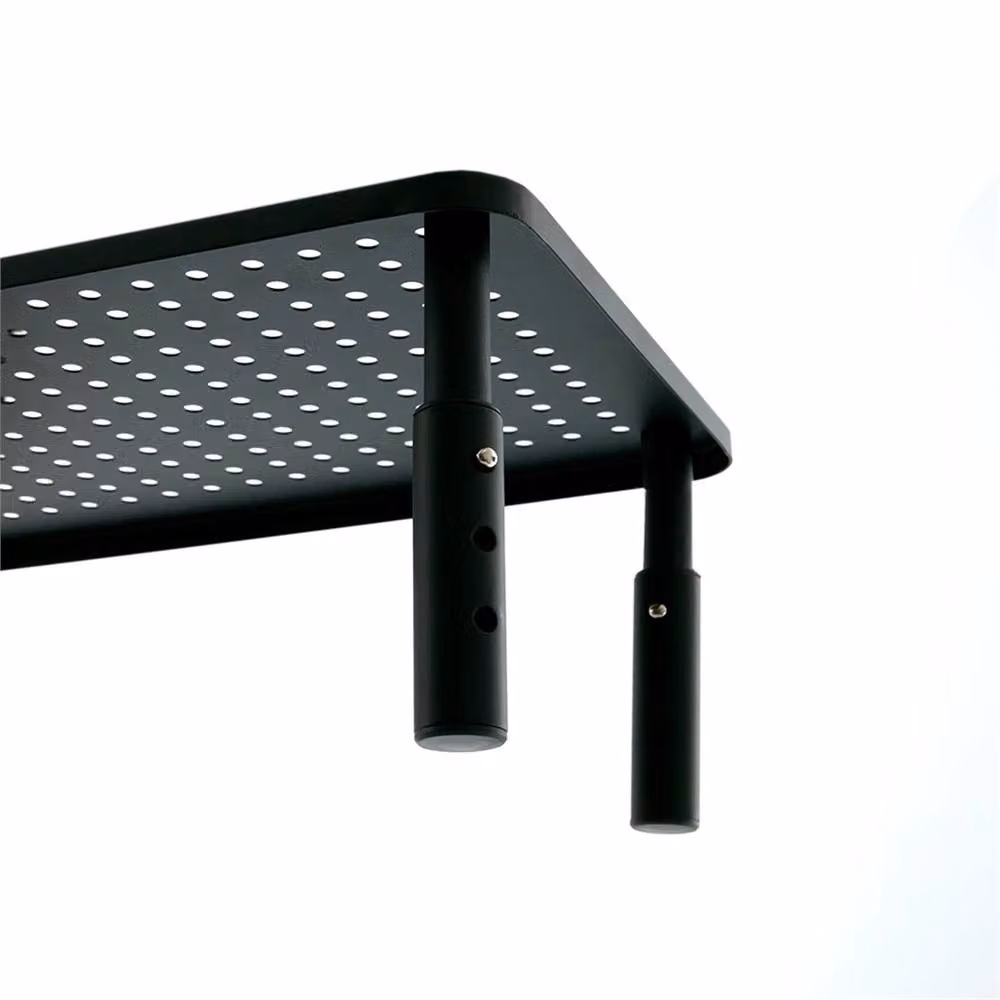 Nordara Black 3-Height Adjustable Metal Laptop Stand Ergonomic Riser – 4