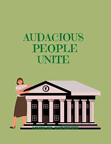 Audacious People Unite: A Colouring Book by Lulu, Green Paper Edition