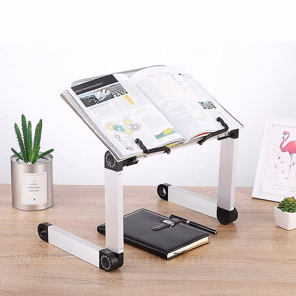 PAWNORA Adjustable Aluminium Reading Stand in White – 2