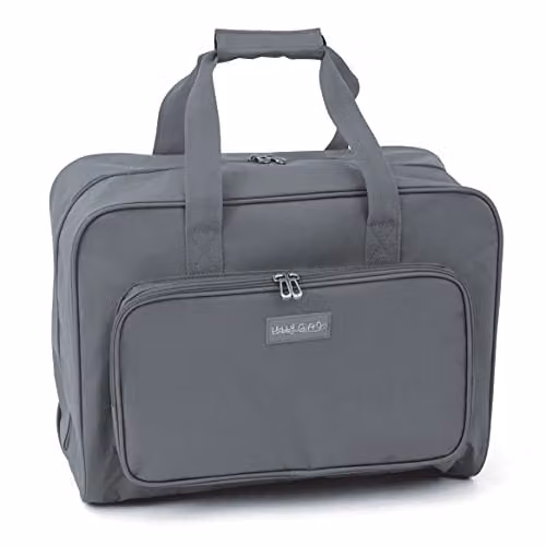 Hobby Gift Exclusive Medium Sewing Machine Bag, Grey and Silver, W: 47 cm, D: 21 cm, H: 33 cm – 1