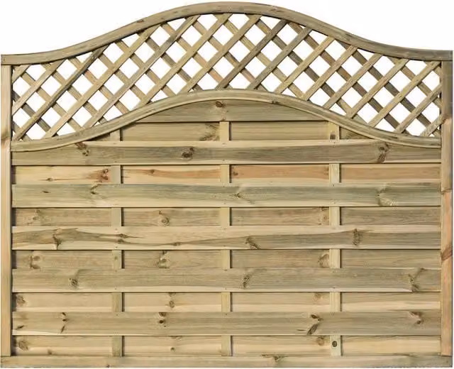 Rowlinsons Grosvenor Woven Wood Screen, Pack of 3, Brown, W: 180 cm, H: 150 cm, D: 40 cm