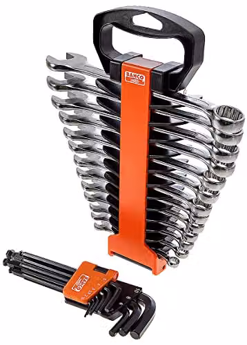 Bahco S103 103-Piece Metric Socket and Spanner Set in Orange – 3