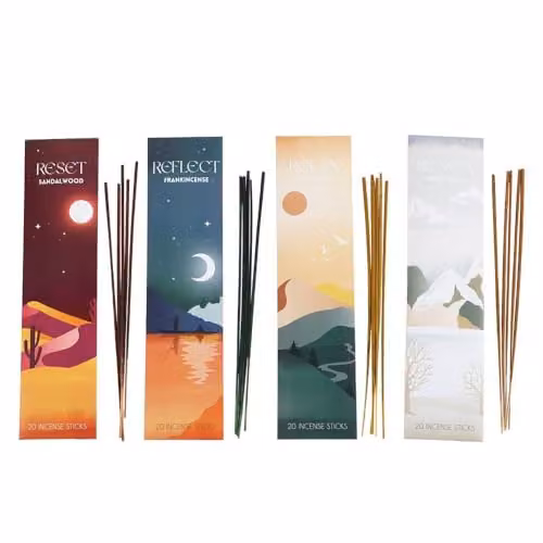 Something Different Meditation Collection Incense Sticks Set in Multicolour Turquoise