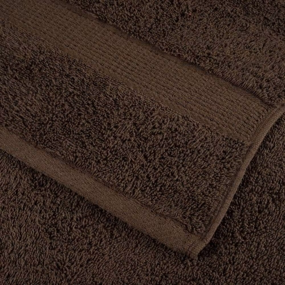 Berkfield Home SOLUND 6 Piece Premium Cotton Terry Towel Set in Brown, 600 gsm – 4