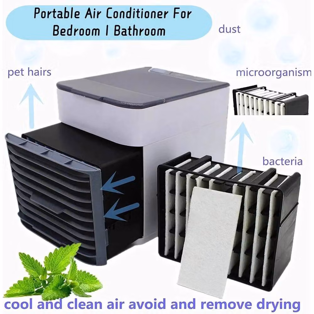 FLAVORA 3-in-1 Portable Mini Air Cooler in White – 5